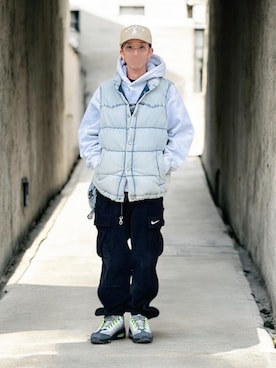 「Levi's（リーバイス）のアイテム（ジャケット/アウター）」を使った、369(弥勒)さん（メンズ・162cm）の春コーディネート