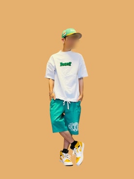 「Dickies（ディッキーズ）のアイテム」を使った、369(弥勒)さん（メンズ・162cm）の夏コーディネート