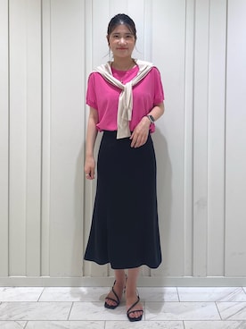 「夏先取りコーデ」｜YUMEさん（レディース・158cm）の春コーディネート