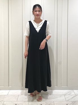「セットアイテム」｜「アイテム（その他）」を使った、YUMEさん（レディース・158cm）の春コーディネート