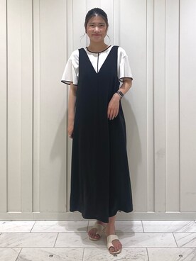 「セットアイテム」｜「アイテム（その他）」を使った、YUMEさん（レディース・158cm）の春コーディネート
