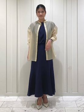 「オーガンジー」｜「アイテム（その他）」を使った、YUMEさん（レディース・158cm）の夏コーディネート