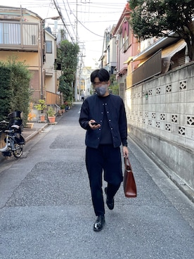 「TIDEWAY（タイドウェイ）のアイテム」を使った、marcyさん（メンズ・173cm）の春コーディネート
