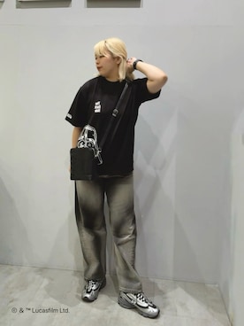 「NEW BALANCE（ニューバランス）のアイテム」を使った、𝐘𝐔𝐍𝐀さん（骨格ストレート・レディース・165cm）の夏コーディネート
