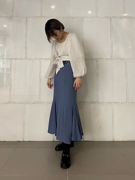 𝐘𝐔𝐍𝐀さん（レディース・164cm）の夏コーディネート