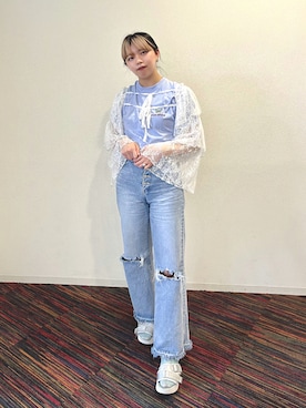 𝐘𝐔𝐍𝐀さん（レディース・164cm）の夏コーディネート