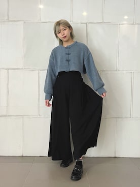 「EATME」｜𝐘𝐔𝐍𝐀さん（レディース・164cm）の秋コーディネート