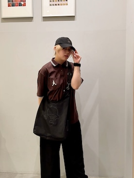 ใTAKEO KIKUCHI๏ผใฟใฑใชใญใฏใ๏ผใฎใBOWLER HAT LABELใใขใคในใฏใชใขใณใใใณ ใใผใฉใผใใใใฆใฉใผใซใผ ใใญใทใฃใ๏ผใใญใทใฃใใใใฉใฆใณ็ณป๏ผใใไฝฟใฃใใ๐๐๐๐ใใ๏ผใฌใใฃใผในใป165cm๏ผใฎๅคใณใผใใฃใใผใ