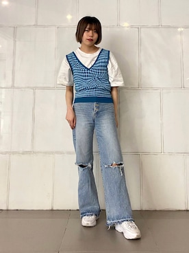 𝐘𝐔𝐍𝐀さん（レディース・164cm）の夏コーディネート