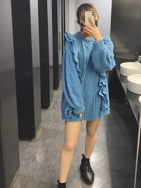 𝐘𝐔𝐍𝐀さん（レディース・164cm）の冬コーディネート