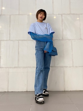 𝐘𝐔𝐍𝐀さん(レディース・164cm)の夏コーディネート