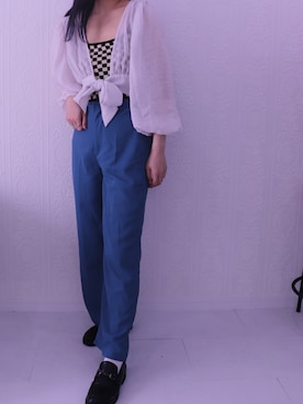 𝐘𝐔𝐍𝐀さん（レディース・164cm）の春コーディネート