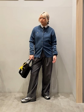 「TAKEO KIKUCHI（タケオキクチ）のアイテム」を使った、𝐘𝐔𝐍𝐀さん（レディース・165cm）の秋コーディネート