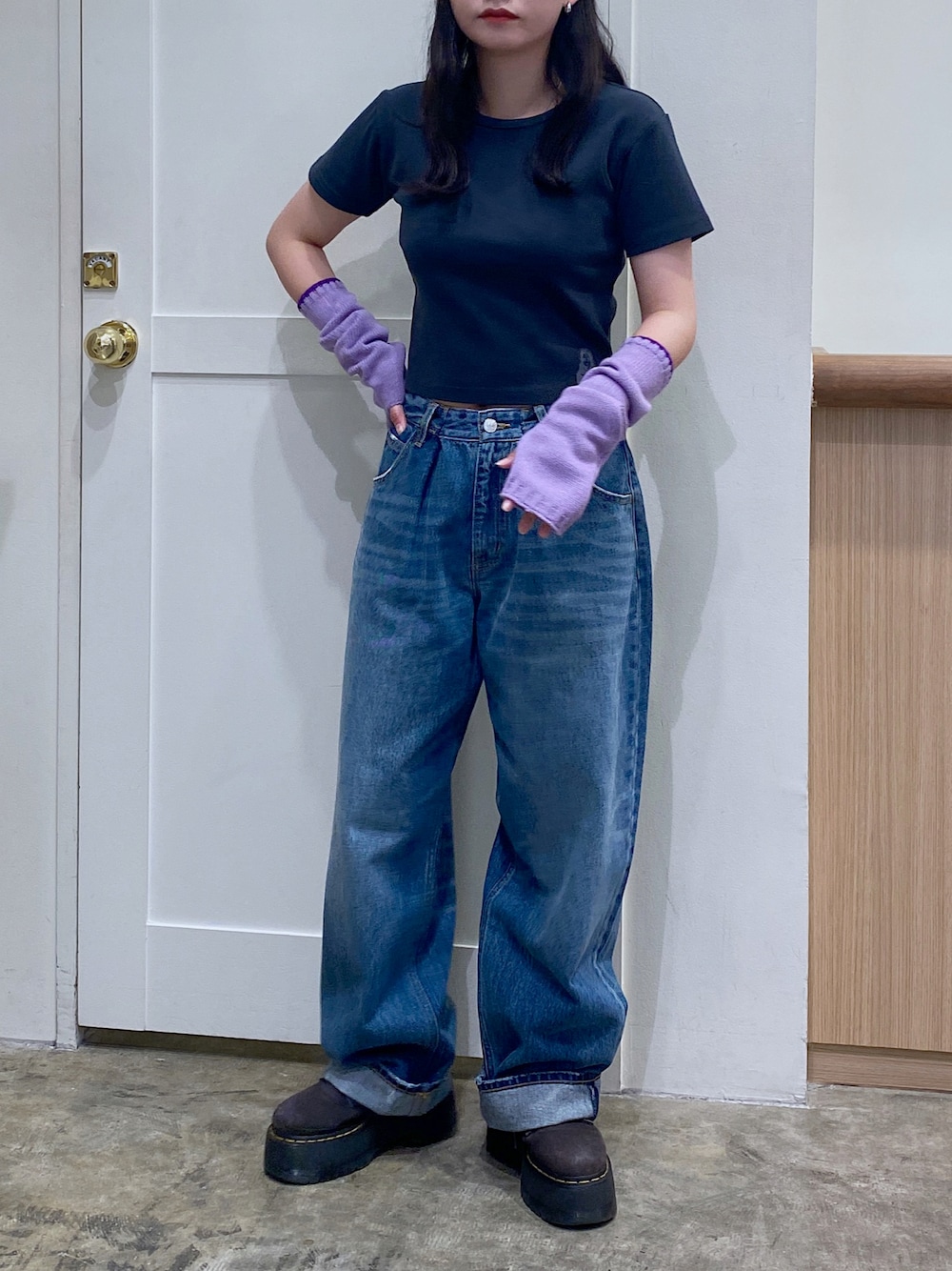 アームカバーを使った「ギャル」の人気ファッション