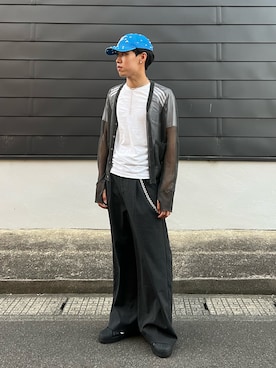 「アイテム（ピアス（片耳用））」を使った、yosiさん（メンズ・178cm）の秋コーディネート
