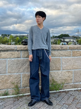 「お洒落さんとつながりたい」｜「アイテム（ウォレットチェーン）」を使った、yosiさん（メンズ・178cm）の秋コーディネート