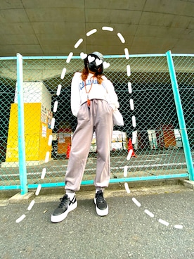 「WEGO（ウィゴー）のアイテム（ハット）」を使った、asuka𓂃⸜♡⸝さん（レディース・164cm）の春コーディネート