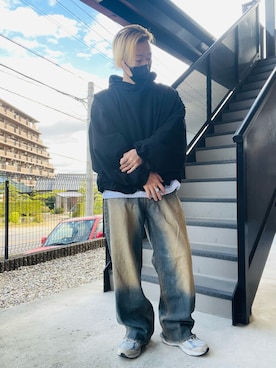 「Chikashitsu+」｜クリパン7.12さん（メンズ・169cm）の秋コーディネート