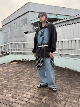 「アイテム（ニットキャップ/ビーニー）」を使った、クリパン7.12さん（メンズ・169cm・40代）の秋コーディネート