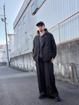 「アイテム（テーラードジャケット）」を使った、クリパン7.12さん（メンズ・169cm・40代）の冬コーディネート