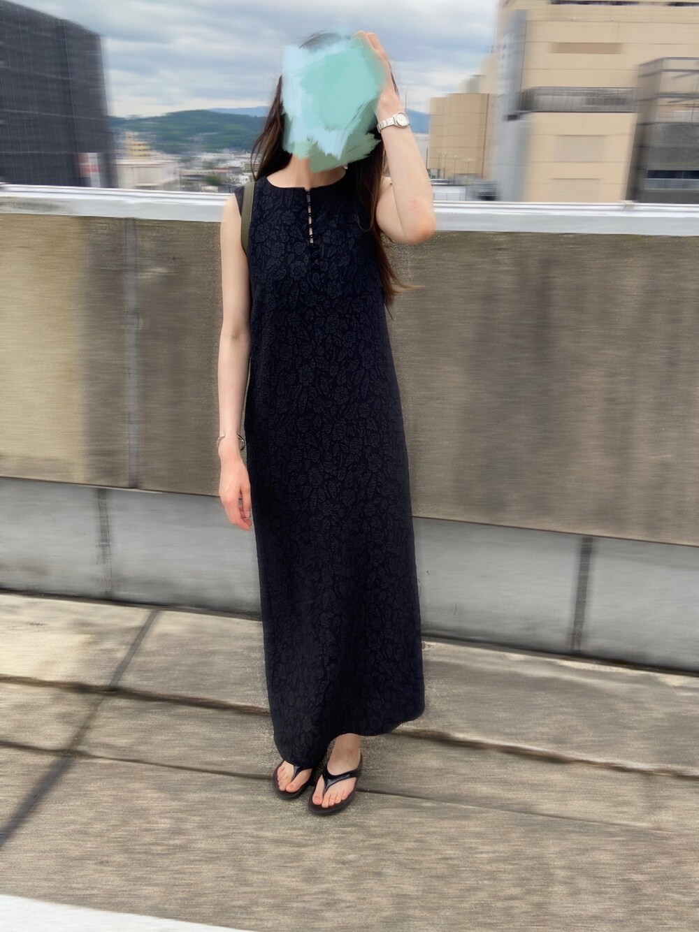 SIWEM（シウム）の「BLOSSOM JACQUARD PENCIL DRESS（ワンピース