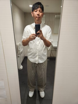 「アイテム（スニーカー）」を使った、shinn_akkunnさん（メンズ・180cm）の夏コーディネート