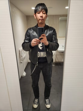 shinn_akkunnさん（メンズ・180cm）の春コーディネート