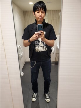 「MARITHE + FRANCOIS GIRBAUD（マリテフランソワジルボー）のアイテム（ベスト）」を使った、shinn_akkunnさん（メンズ・180cm）の夏コーディネート
