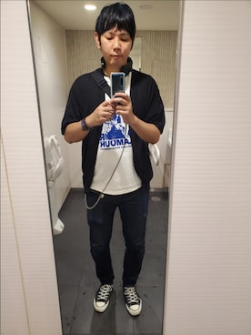 shinn_akkunnさん（メンズ・180cm）の夏コーディネート