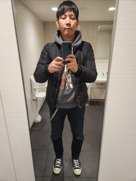 「MARITHE + FRANCOIS GIRBAUD（マリテフランソワジルボー）のアイテム」を使った、shinn_akkunnさん（メンズ・180cm）の春コーディネート