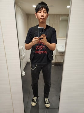 「MARITHE + FRANCOIS GIRBAUD（マリテフランソワジルボー）のアイテム」を使った、shinn_akkunnさん（メンズ・180cm）の夏コーディネート