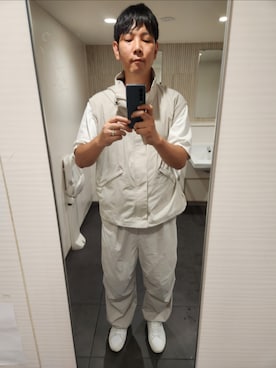 「アイテム（ブルゾン）」を使った、shinn_akkunnさん（メンズ・180cm）の夏コーディネート