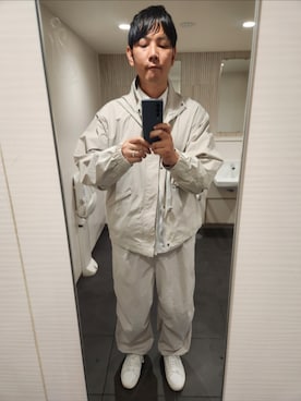 「アイテム（ブルゾン）」を使った、shinn_akkunnさん（メンズ・180cm）の秋コーディネート