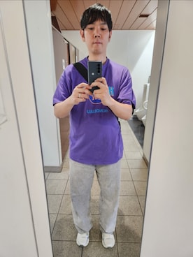 「ASICS（アシックス）のアイテム」を使った、shinn_akkunnさん（メンズ・180cm）の春コーディネート