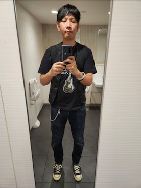 「Levi's Made & Crafted（リーバイスメイドアンドクラフテッド）のアイテム」を使った、shinn_akkunnさん（メンズ・180cm）の夏コーディネート