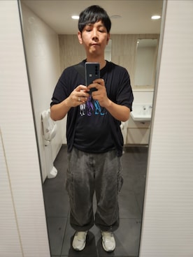 「URBAN RESEARCH DOORS（アーバンリサーチドアーズ）のアイテム（カーディガン/ボレロ）」を使った、shinn_akkunnさん（メンズ・180cm）の夏コーディネート