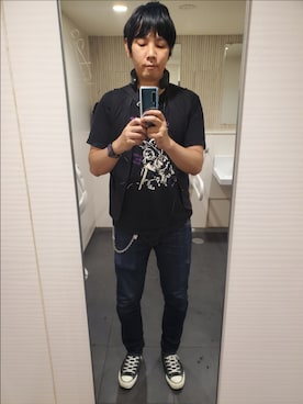 「MARITHE + FRANCOIS GIRBAUD（マリテフランソワジルボー）のアイテム（ベスト）」を使った、shinn_akkunnさん（メンズ・180cm）の夏コーディネート