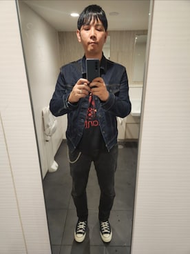 「HYSTERIC GLAMOUR（ヒステリックグラマー）のアイテム」を使った、shinn_akkunnさん（メンズ・180cm）の秋コーディネート