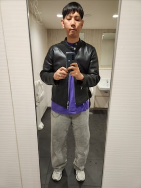 「ASICS（アシックス）のアイテム」を使った、shinn_akkunnさん（メンズ・180cm）の春コーディネート