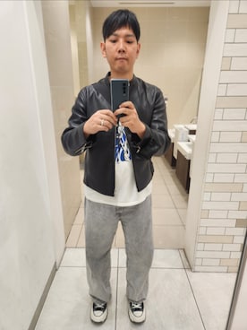 「SHIPS」｜「アイテム（ジャケット/アウター）」を使った、shinn_akkunnさん（メンズ・180cm）の冬コーディネート