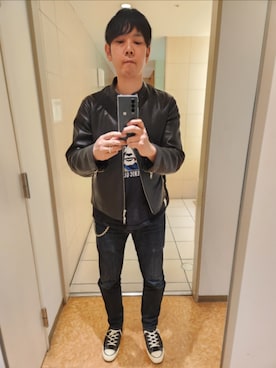 shinn_akkunnさん（メンズ・180cm）の春コーディネート