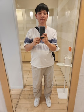 「coen（コーエン）のアイテム」を使った、shinn_akkunnさん（メンズ・180cm）の夏コーディネート