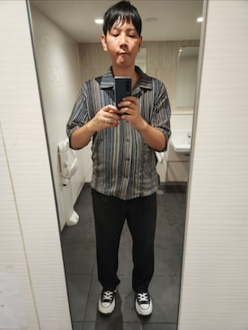 「アイテム（シューズ）」を使った、shinn_akkunnさん（メンズ・180cm）の夏コーディネート