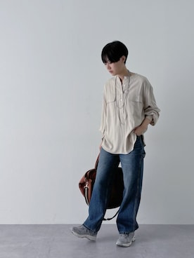 「アイテム（トートバッグ）」を使った、のむさん（レディース・167cm・20代）の夏コーディネート