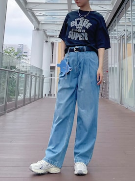 「nissen（ニッセン）のアイテム」を使った、のむさん（レディース・167cm）の秋コーディネート