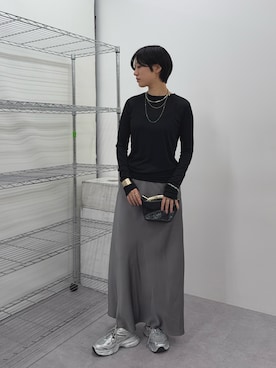「CHIC STYLE（シックスタイル）のアイテム」を使った、のむぴすさん（レディース・167cm）の夏コーディネート