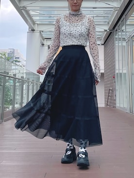 「nissen（ニッセン）のアイテム」を使った、のむさん（レディース・167cm）の秋コーディネート