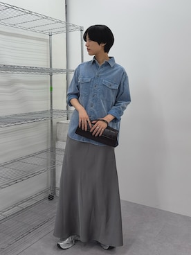 「CHIC STYLE（シックスタイル）のアイテム」を使った、のむぴすさん（レディース・167cm）の夏コーディネート