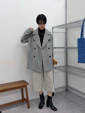 「CHIC STYLE（シックスタイル）のアイテム」を使った、のむぴすさん（レディース・167cm）の秋コーディネート