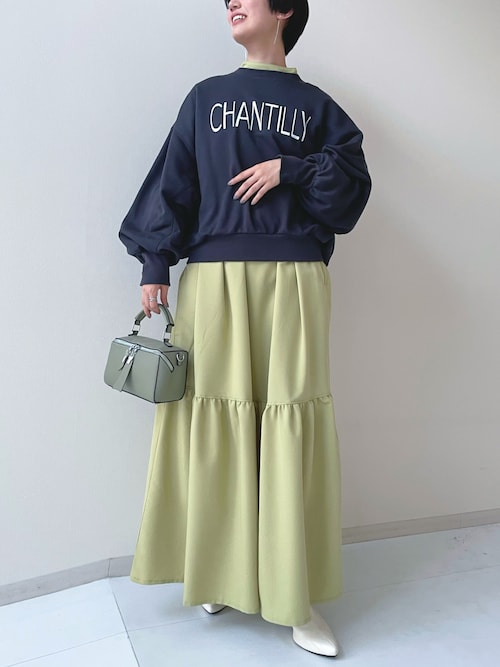 高身長　ティアードワンピース（トールサイズ）Essenave